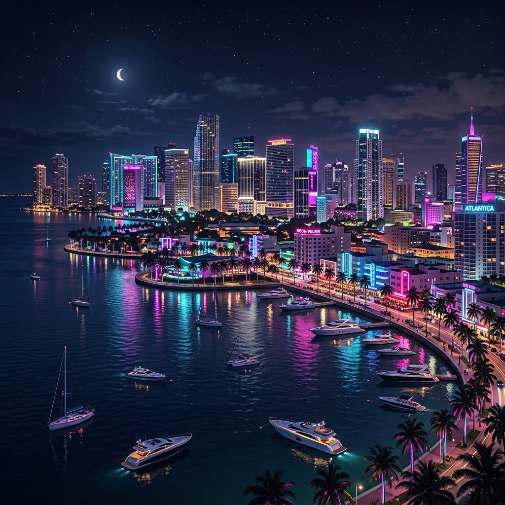 GTA 6 Guide - Vibrant neon streets of Vice City